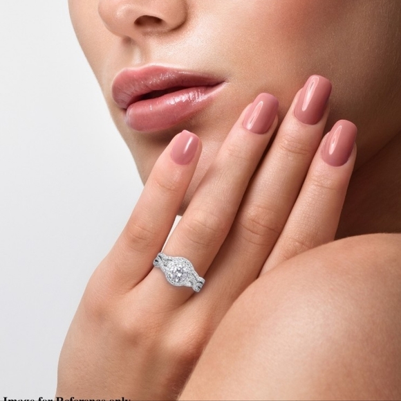 NEW Lustro Stella Diamond Wedding Set Size 7 - Picture 12 of 13